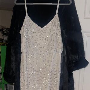 Adrianna Papell beaded cocktail dress